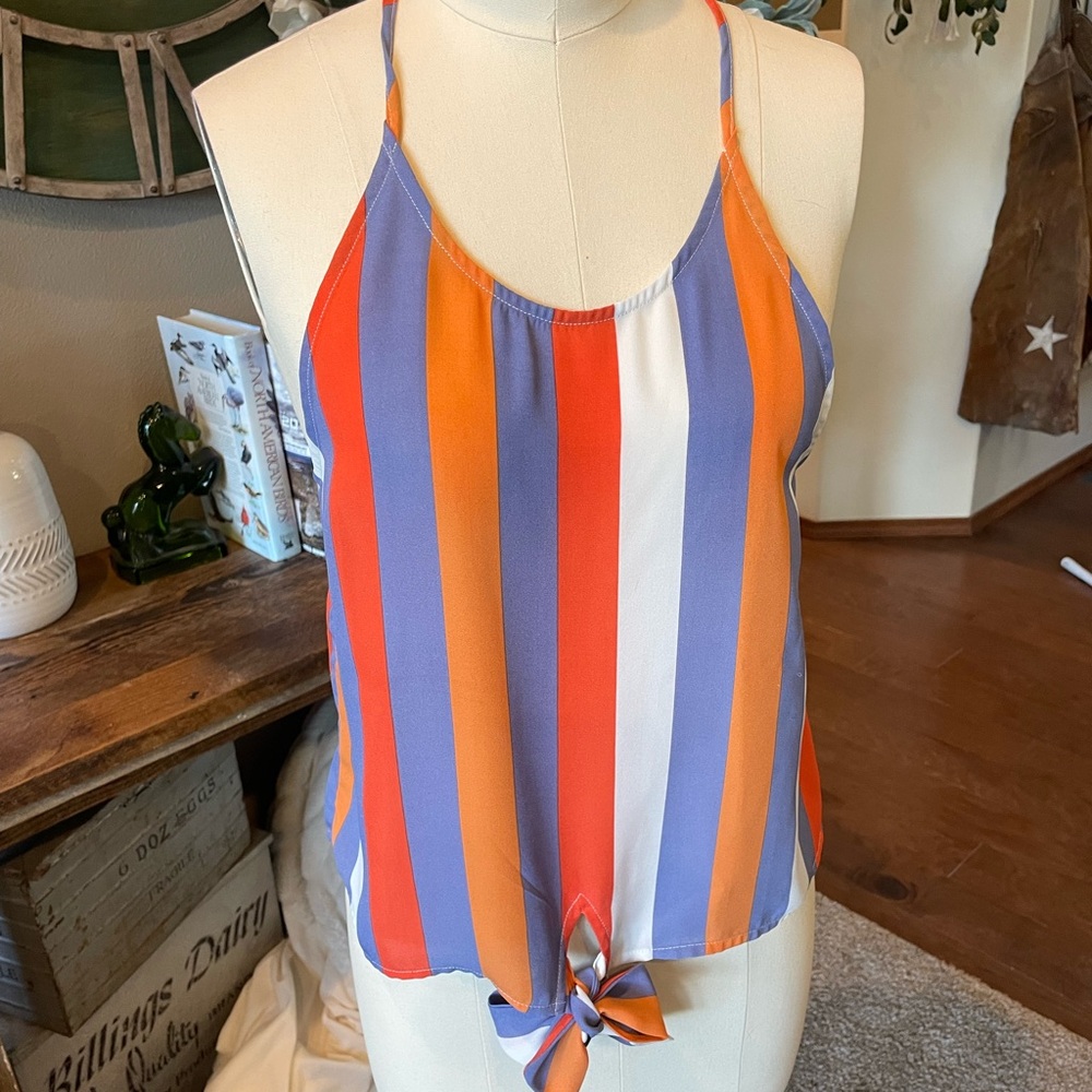 Striped Multicolor Women's Top